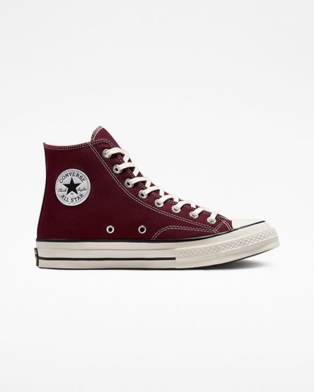 Dámské Boty Vysoké Converse Chuck 70 Platene Tmavě Červené Černé | CZ LFNO07